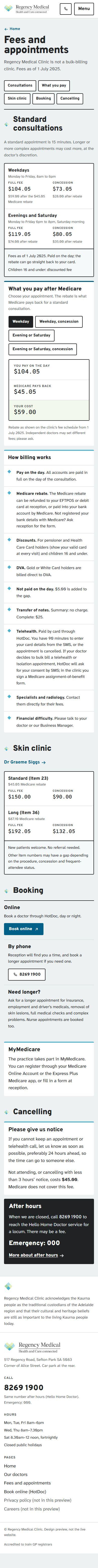 Option B, Fees page, full length, phone
